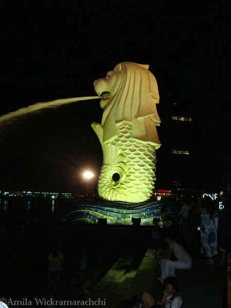 The Merlion Statue in Singapore