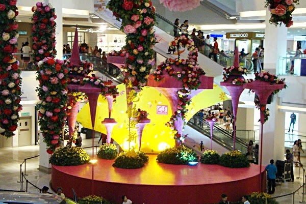 Chinese New Year Decorations At City Square Mall Johor Bahru