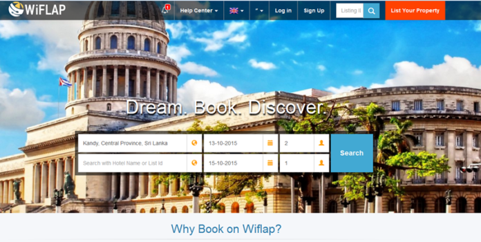 Wiflap.com for holiday bookings