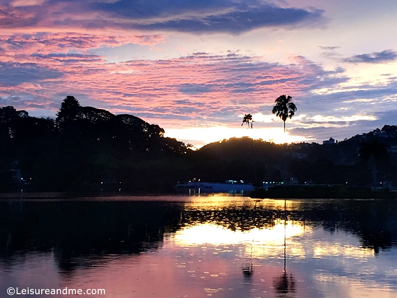 Kandy Lake sunset