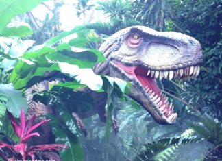 Dinosaurs at the Zoo-rassic Park Singapore