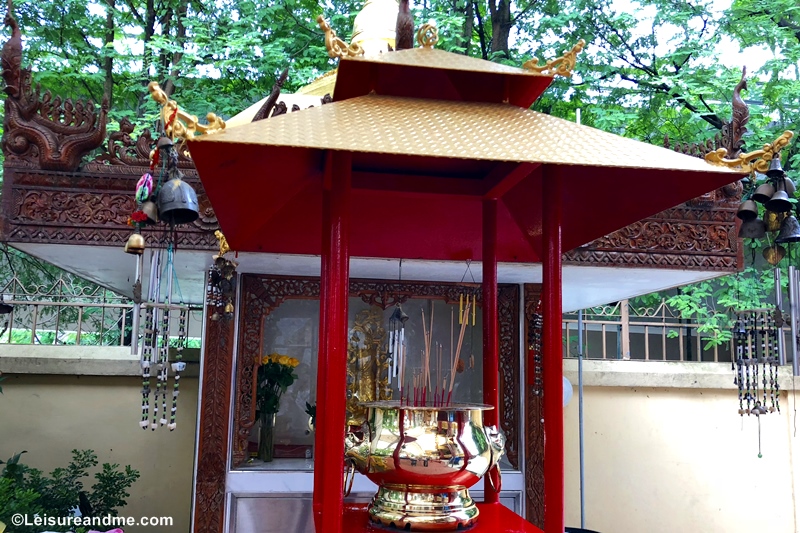 Deities at Burmese Buddhist temple