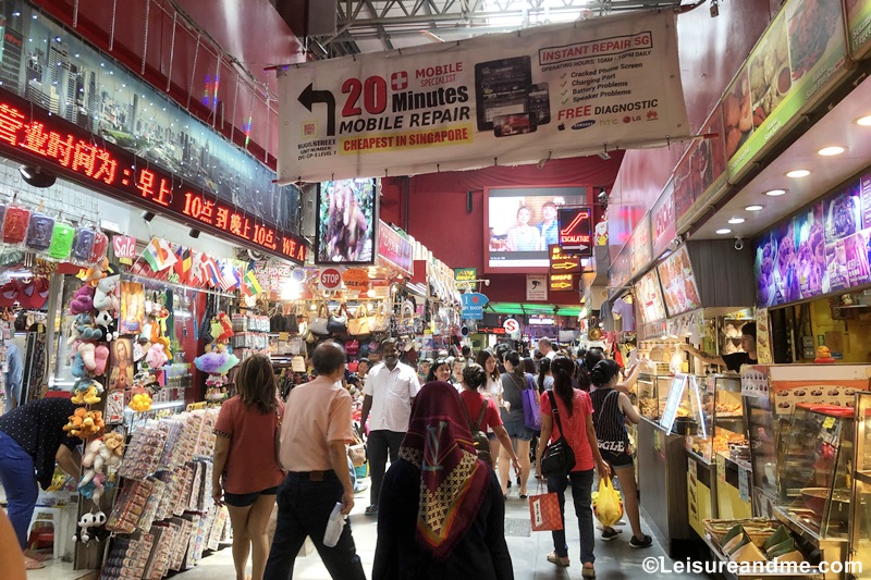 Shopping at Singapore Bugis Street