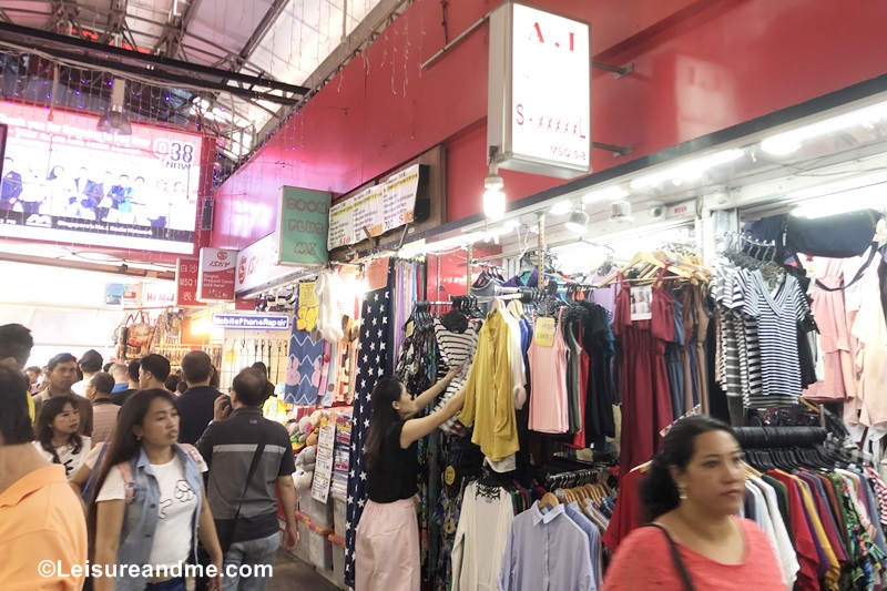 Shopping at Singapore Bugis Street