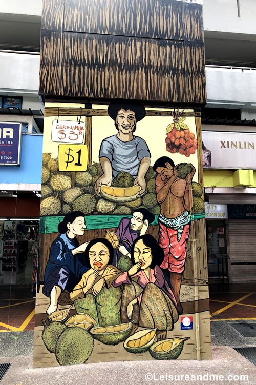 Durian street art