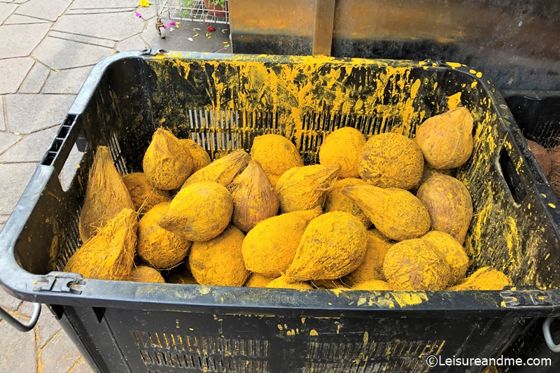 Turmeric applied Coconut 