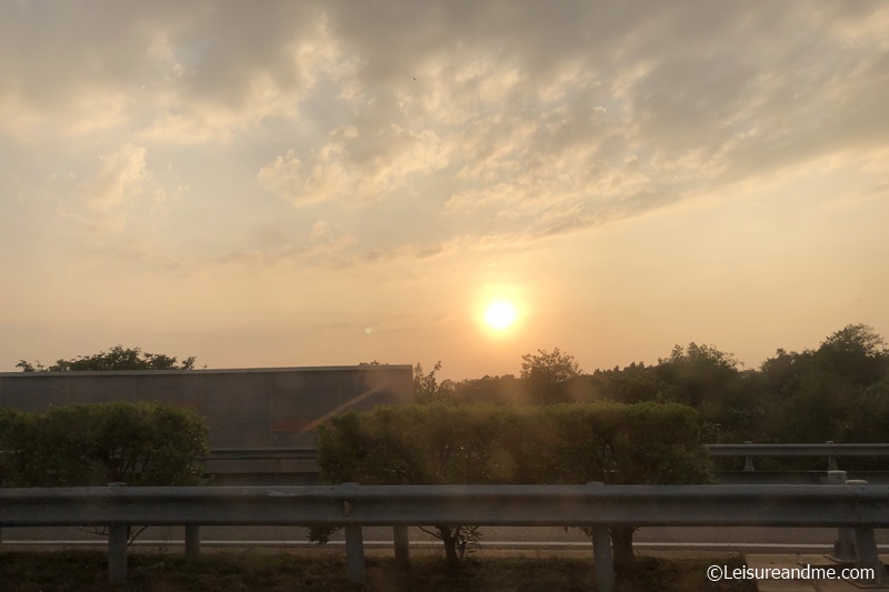 Sunset at Colombo Katunayake Expressway 