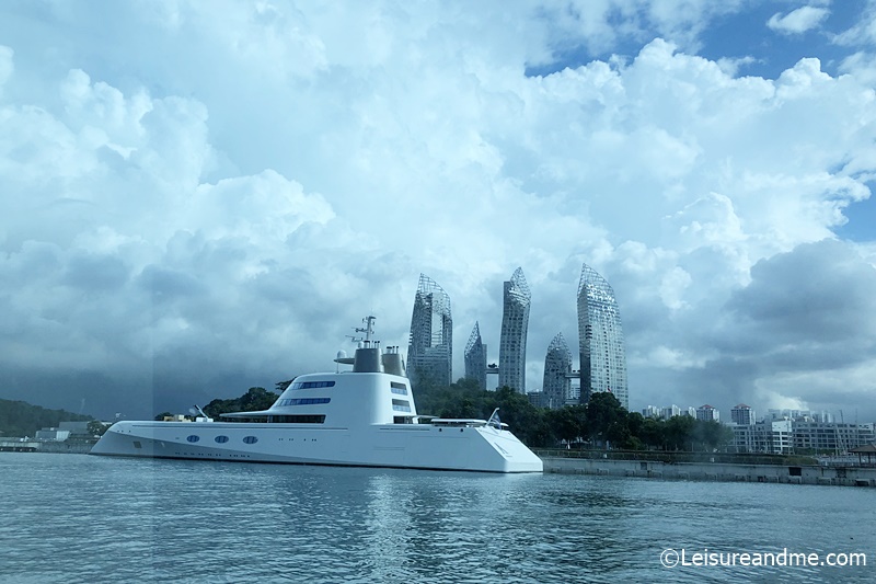 Ocean view of Reflections at Keppel Bay in Singapore