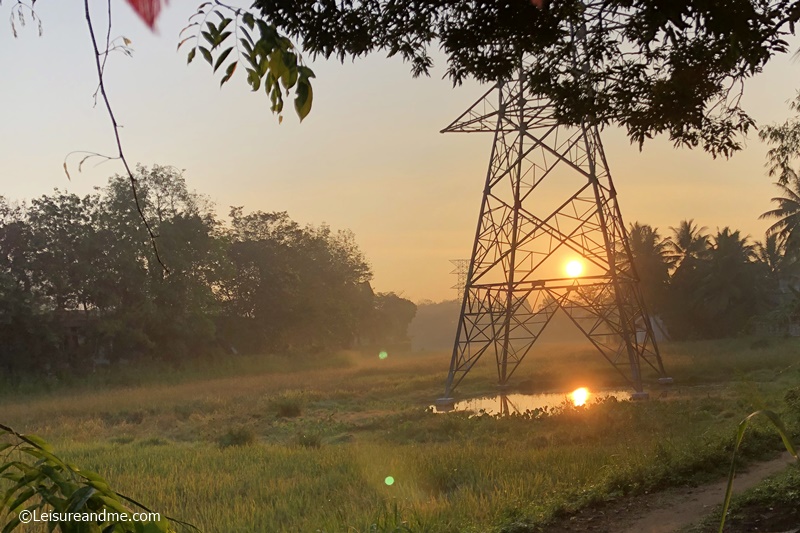 Sunrise at Buruma viharaya Korathota