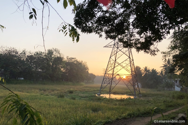 Sunrise at Buruma viharaya Korathota