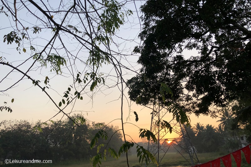 Sunrise at Buruma Temple