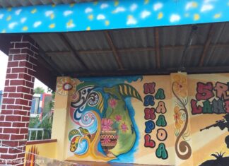 Warakapola-mural-bus-stop