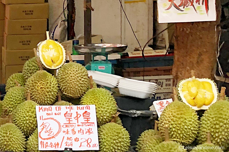 Durian shopping Chinatown
