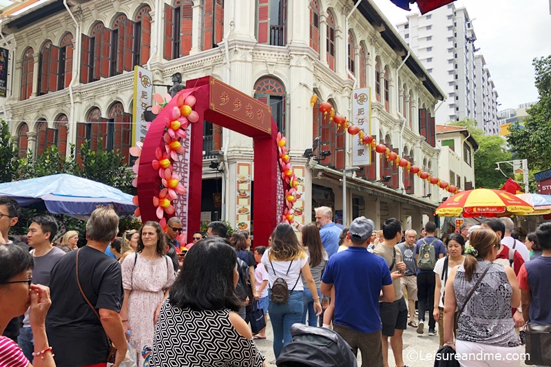 Crowded Chinatown