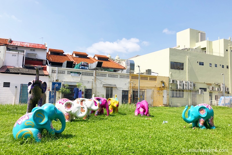 Elephant Sculptures Little India