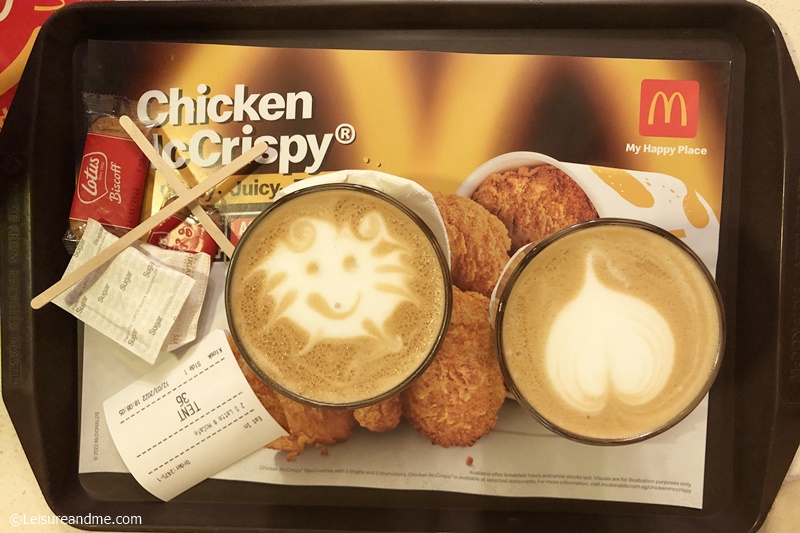 McDonald's cappuccino