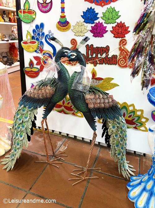 peacock figurines