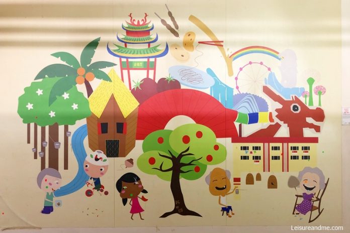 Murals at Mayflower Market and Food Centre