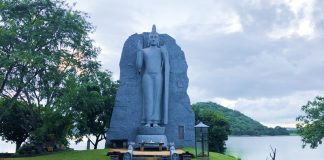 Buddha Statue Near Giritale Tank